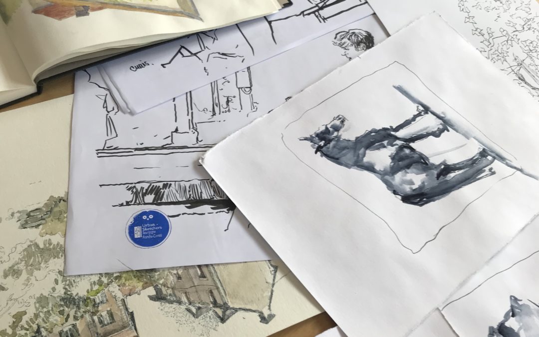 Les Urban Sketchers à Remilly